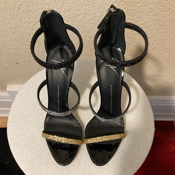 Giuseppe Zanotti Harmony Multicolor Glitter Heels - Picture 12 of 15